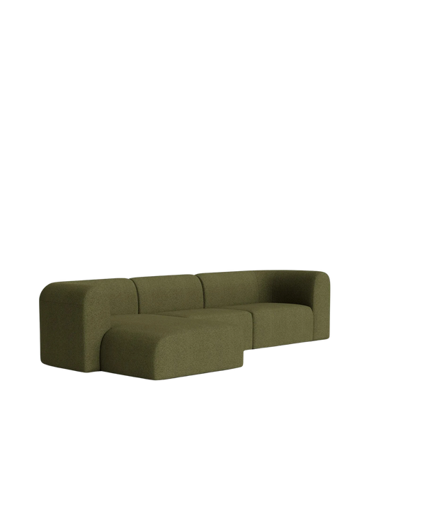 Berg 4 Seater LHF Chaise Sofa - Copenhagen Forest