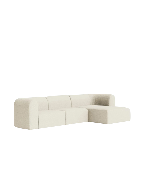 Berg 4 Seater RHF Chaise Sofa - Copenhagen Grey