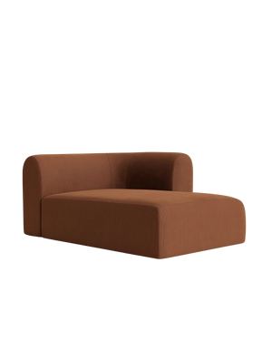 Berg Right Chaise Module - Corduroy Cocoa