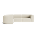 Berg LHF Closed Chaise Sofa - Copenhagen Grey