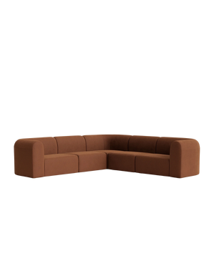 Berg Corner Sofa - Corduroy Cocoa