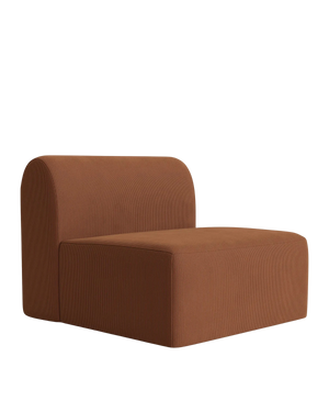 Berg Armless Middle Module - Corduroy Cocoa