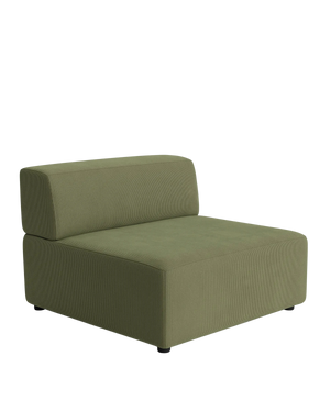 Stretch Armless Middle Module - Corduroy Forest