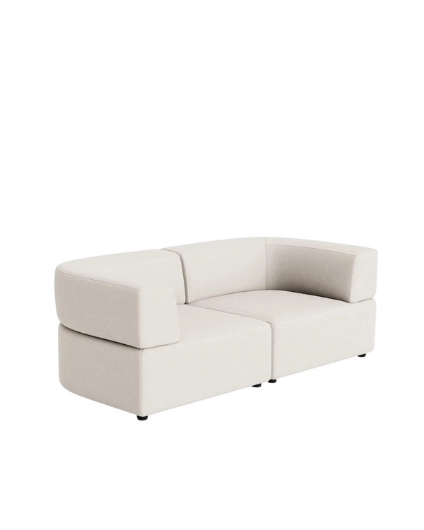 Stretch 3 Seater Sofa - Silex Off White
