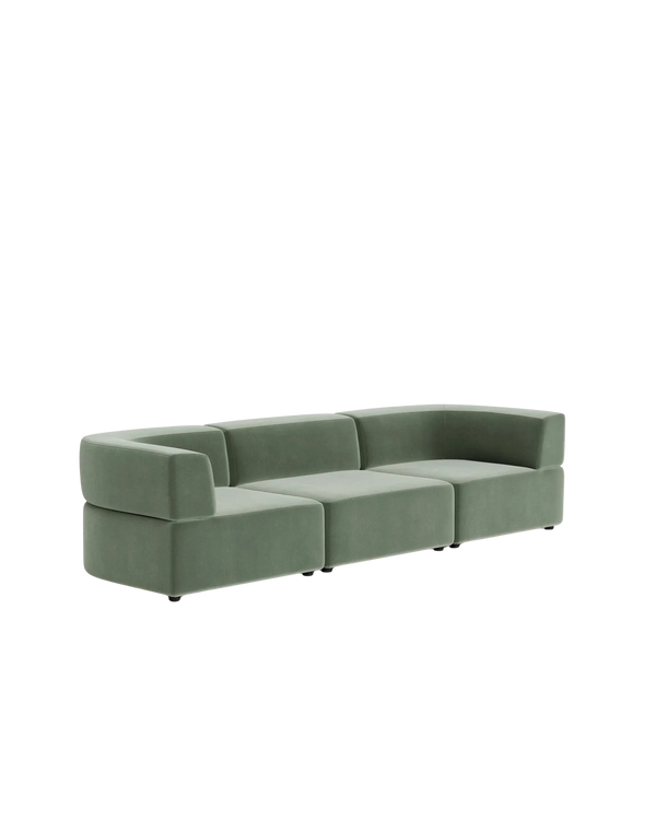 Stretch 4 Seater Sofa - Opal Ocean