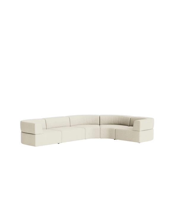 Stretch Angled Corner Sofa - Copenhagen Grey