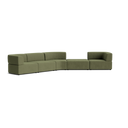 Stretch Large Angled Gap Sofa - Corduroy Forest