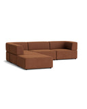 Stretch Open Corner Sofa - Corduroy Cocoa