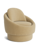 Halo Swivel Armchair - Silas Honey