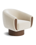 Draper Swivel Armchair - Eden Ecru