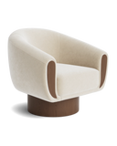 Draper Swivel Armchair - Eden Ecru