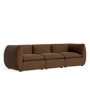 Muro 4 Seater Sofa - Fossil Chocolate