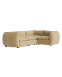 Muro Closed Chaise Sofa - Silas Honey