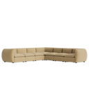 Muro Large Corner Sofa - Silas Honey