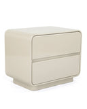 Sora Bedside Table - Almond