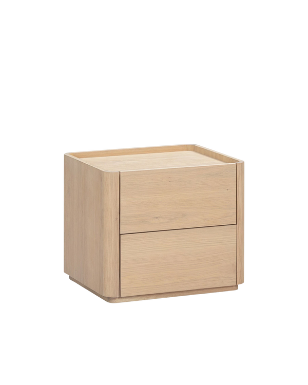 Trim Bedside Table - Oak