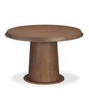Tone Round Dining Table 120cm - Deep Oak