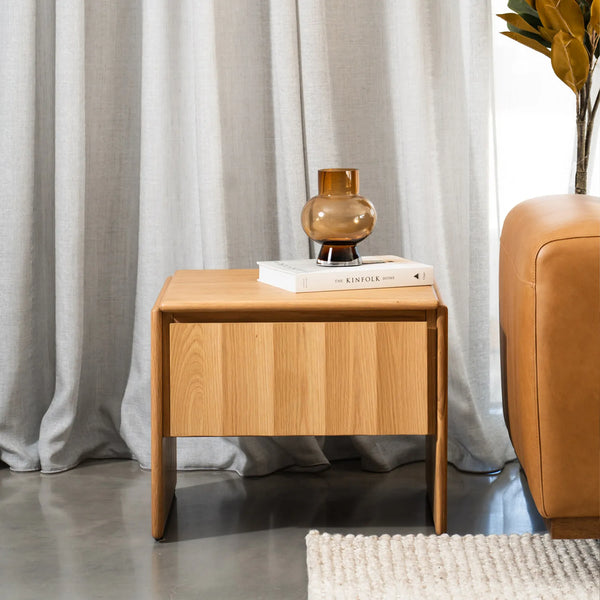Anton Bedside Table - Oak