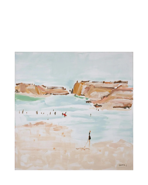 Beachcomber Canvas Print 100Cm x 100Cm
