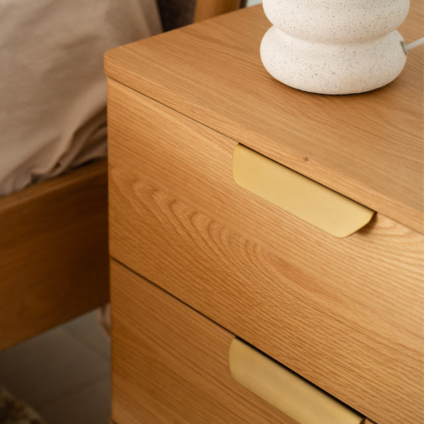 Jaya Bedside Table - Oak