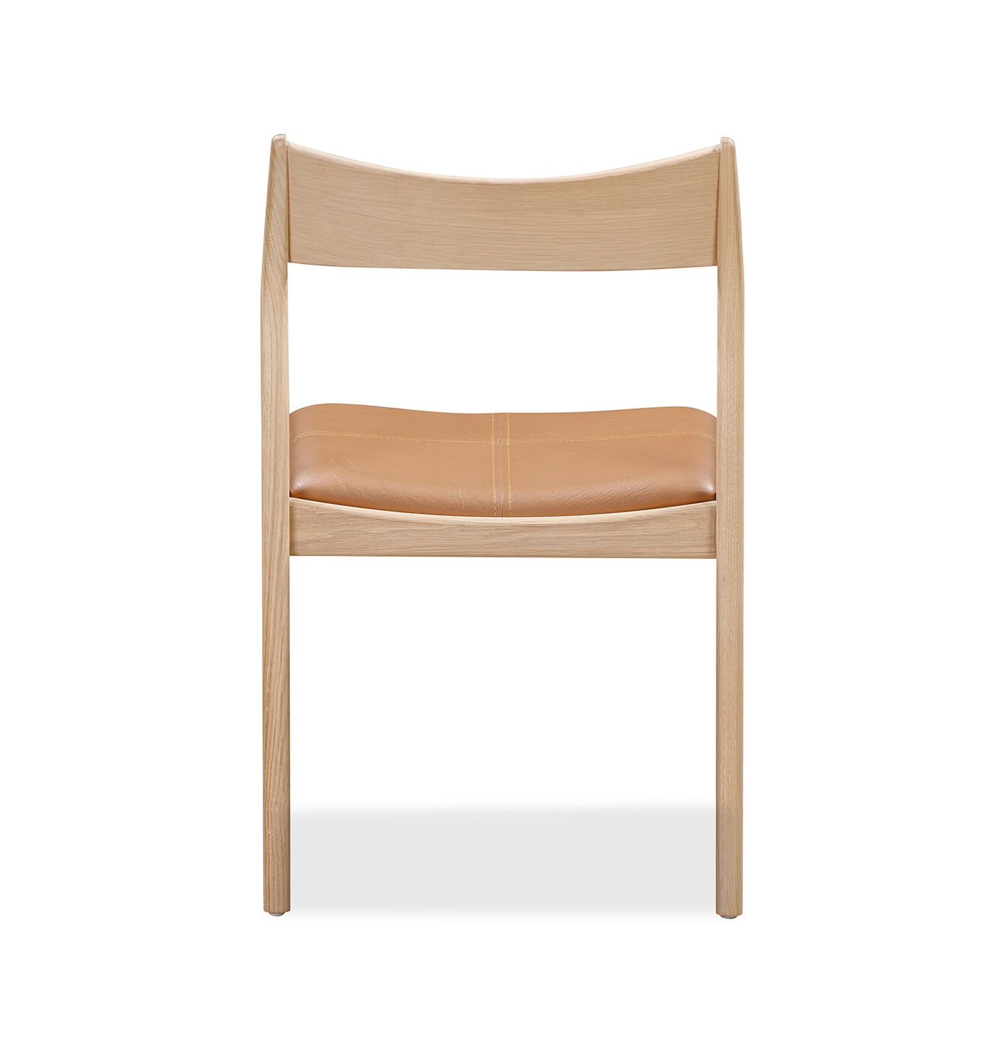 Eclipse Dining Chair - Oak / Tan Leather