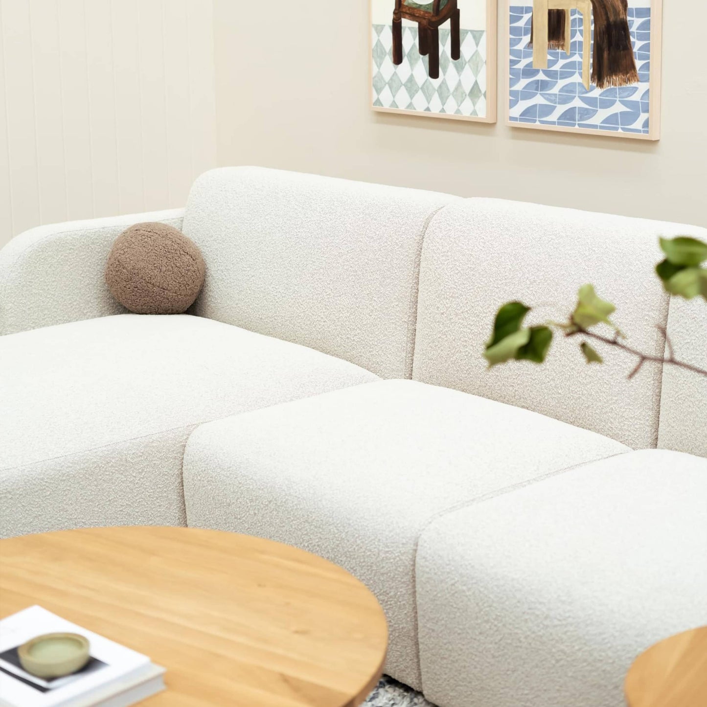 Jam Sofa Large Armless Middle Module - Copenhagen Grey