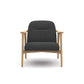 Puffy Timber Armchair - Sunday Charcoal