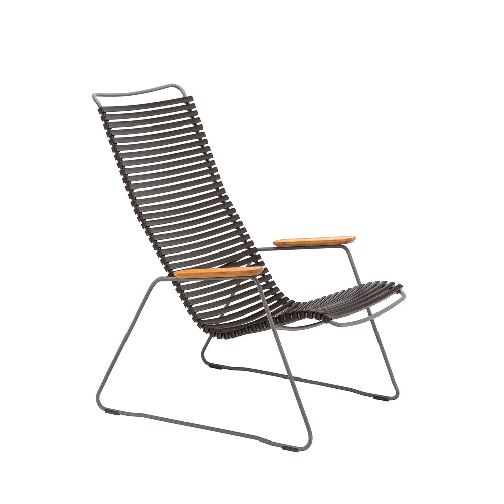 Buy Click Outdoor Outdoor Lounge Chair Black by Houe online RJ Living