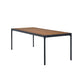 Four Outdoor Dining Table 210cm - Bamboo/Black