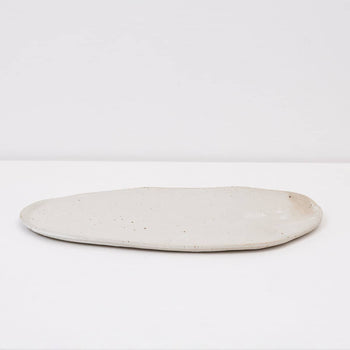 Sage Long Oval Plate - Fawn