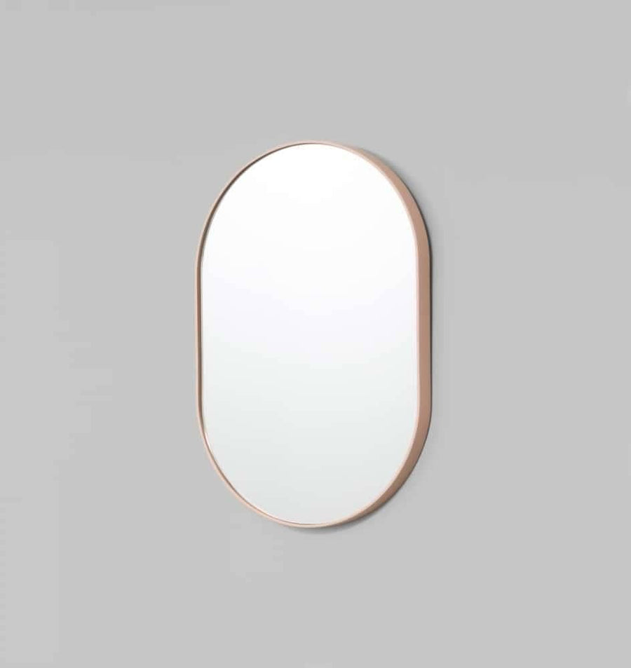 Bjorn Oval Mirror - Powder 65cm x 100cm