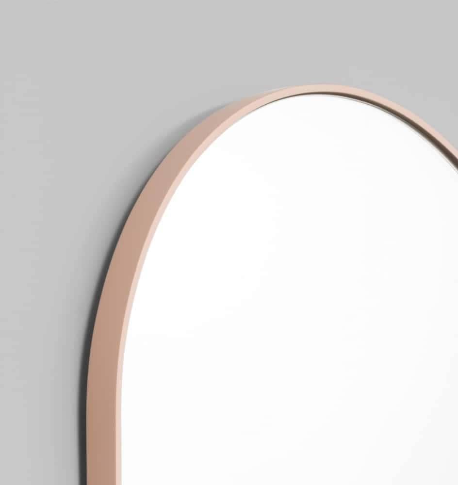 Bjorn Oval Mirror - Powder 65cm x 100cm