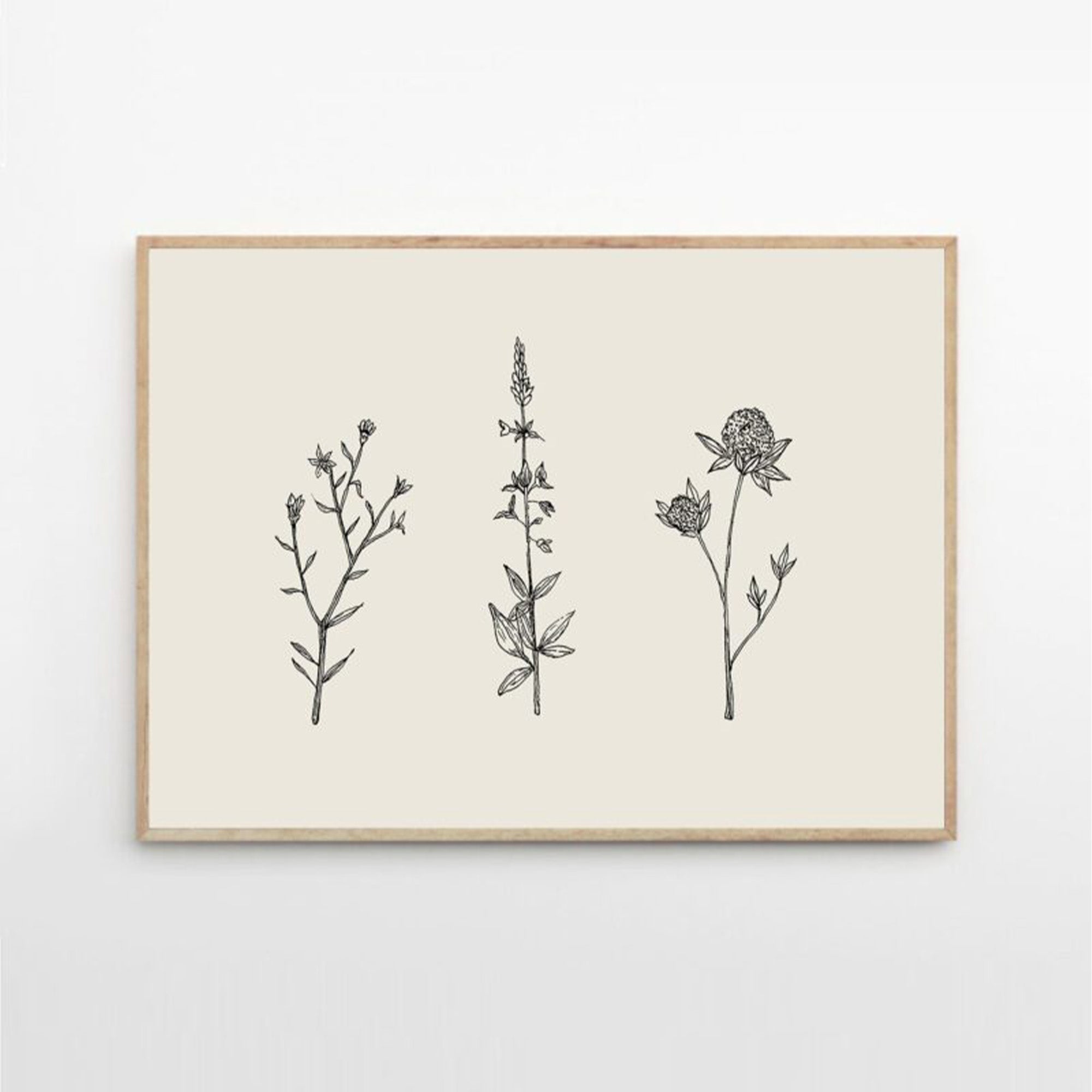 Buy Three Friendly Bushels Print 30cm X 40cm by The Poster Club online