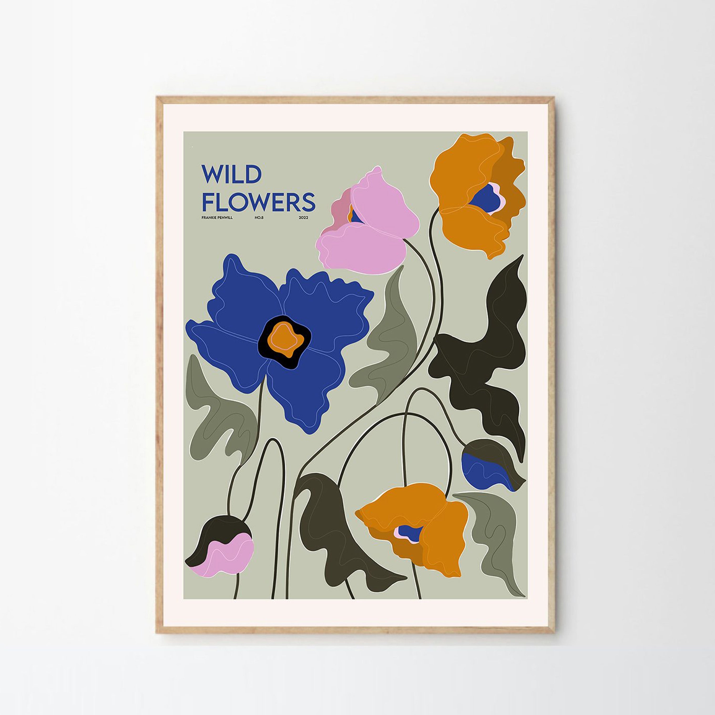Buy Wild Flowers Print 30cm X 40cm by The Poster Club online RJ Living