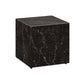 Stage Marble Side Table Low - Black Marble