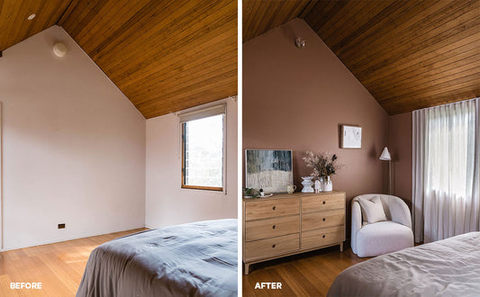 Bedroom Makeover with Hunting For George, Featuring RJ Living
