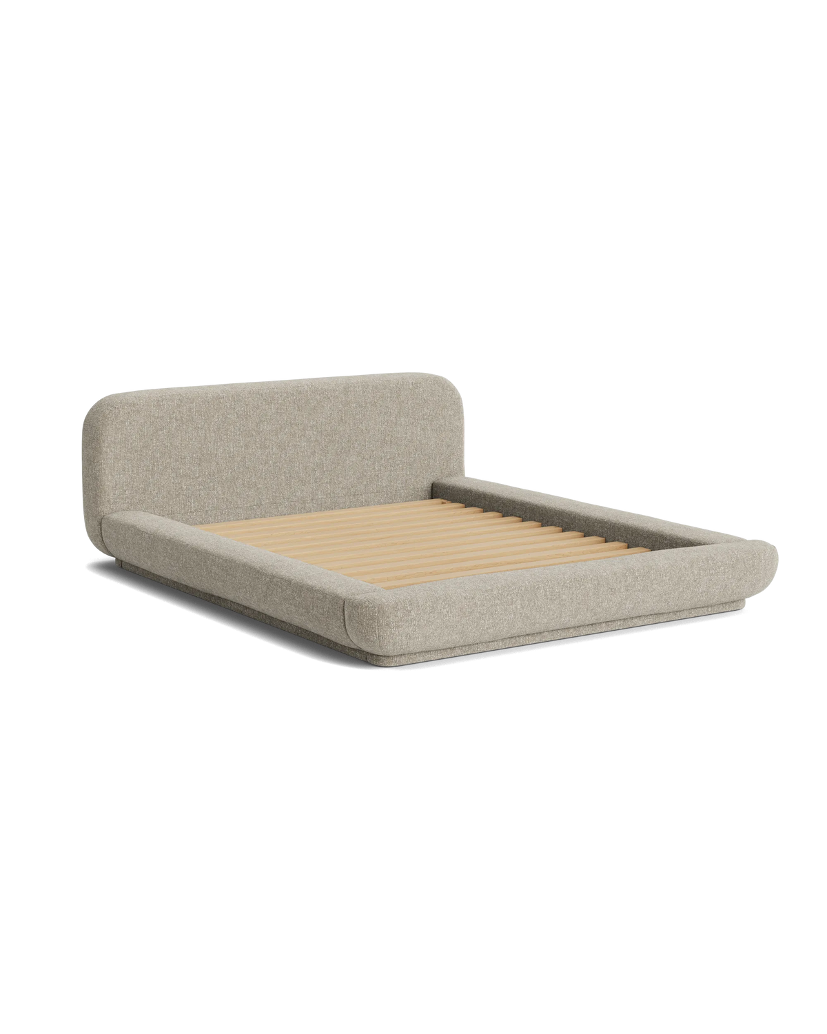 Floss Queen Bed - Fleck Smoke