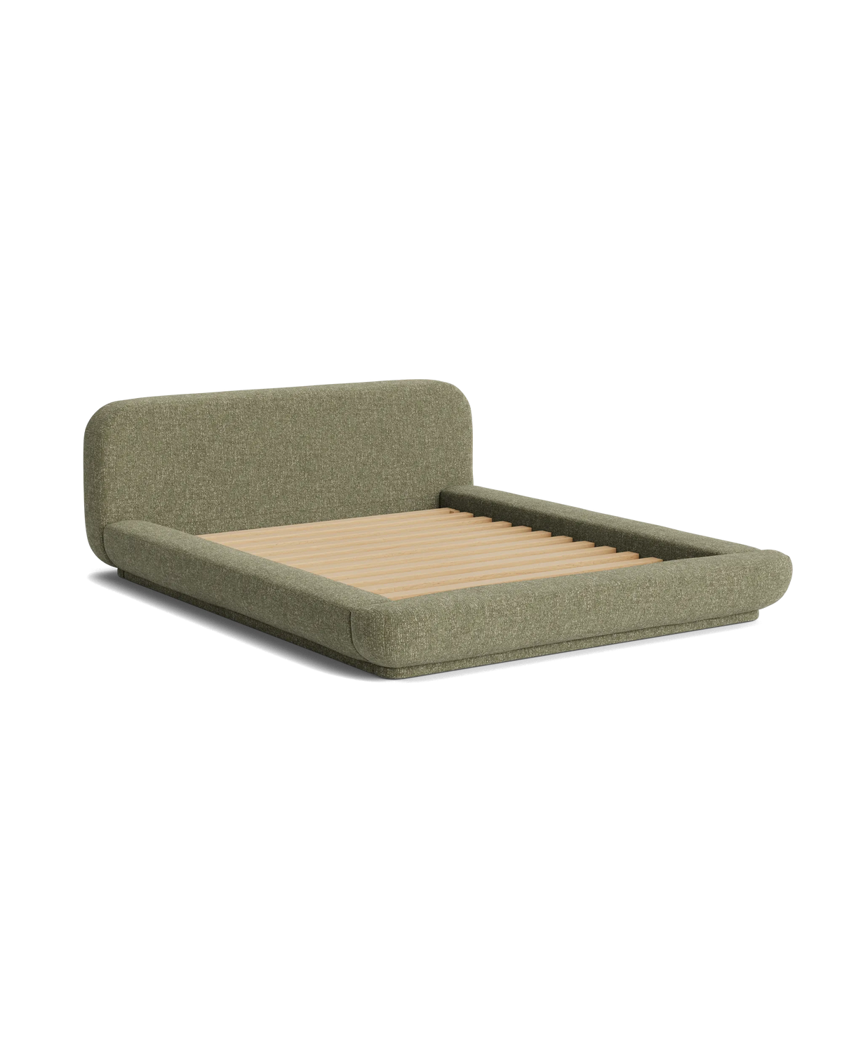 Floss Queen Bed - Fleck Olive