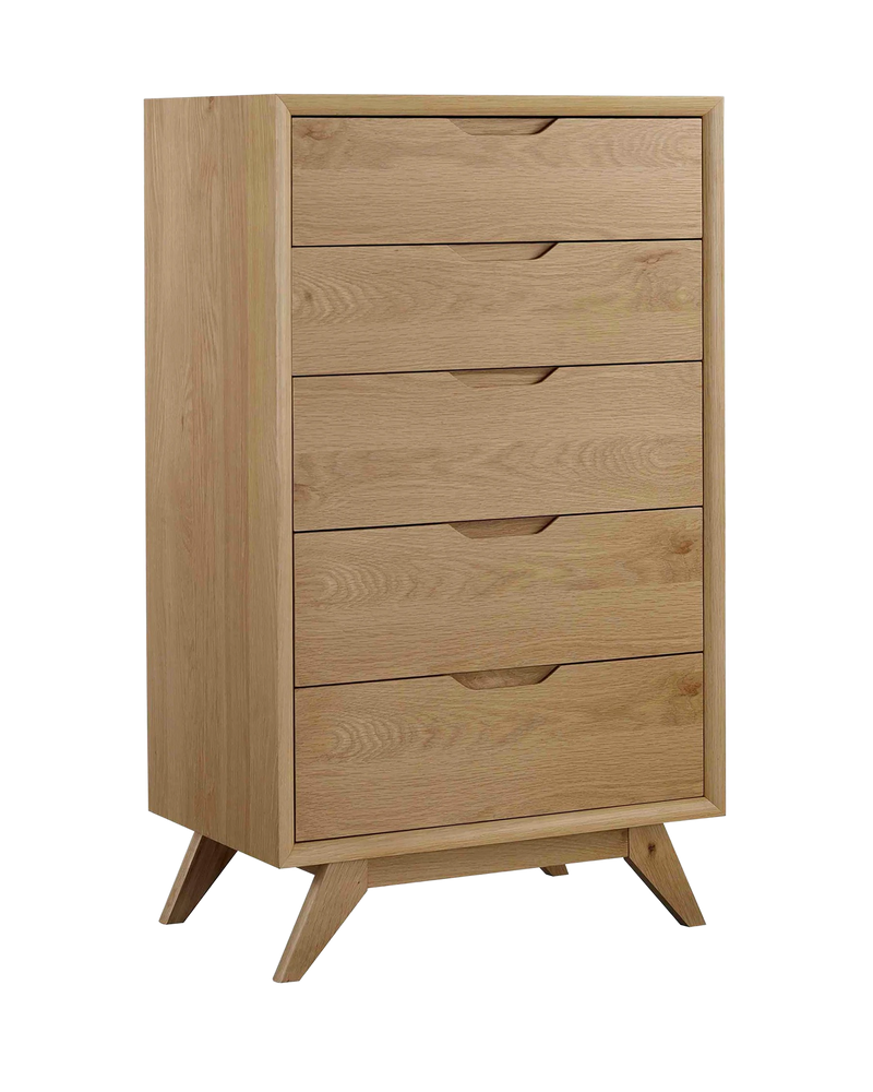Harper 5 Drawer Chest - Oak