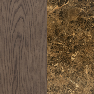 Orbit Entertainment Unit 180cm - Earthen Oak / Espresso Marble