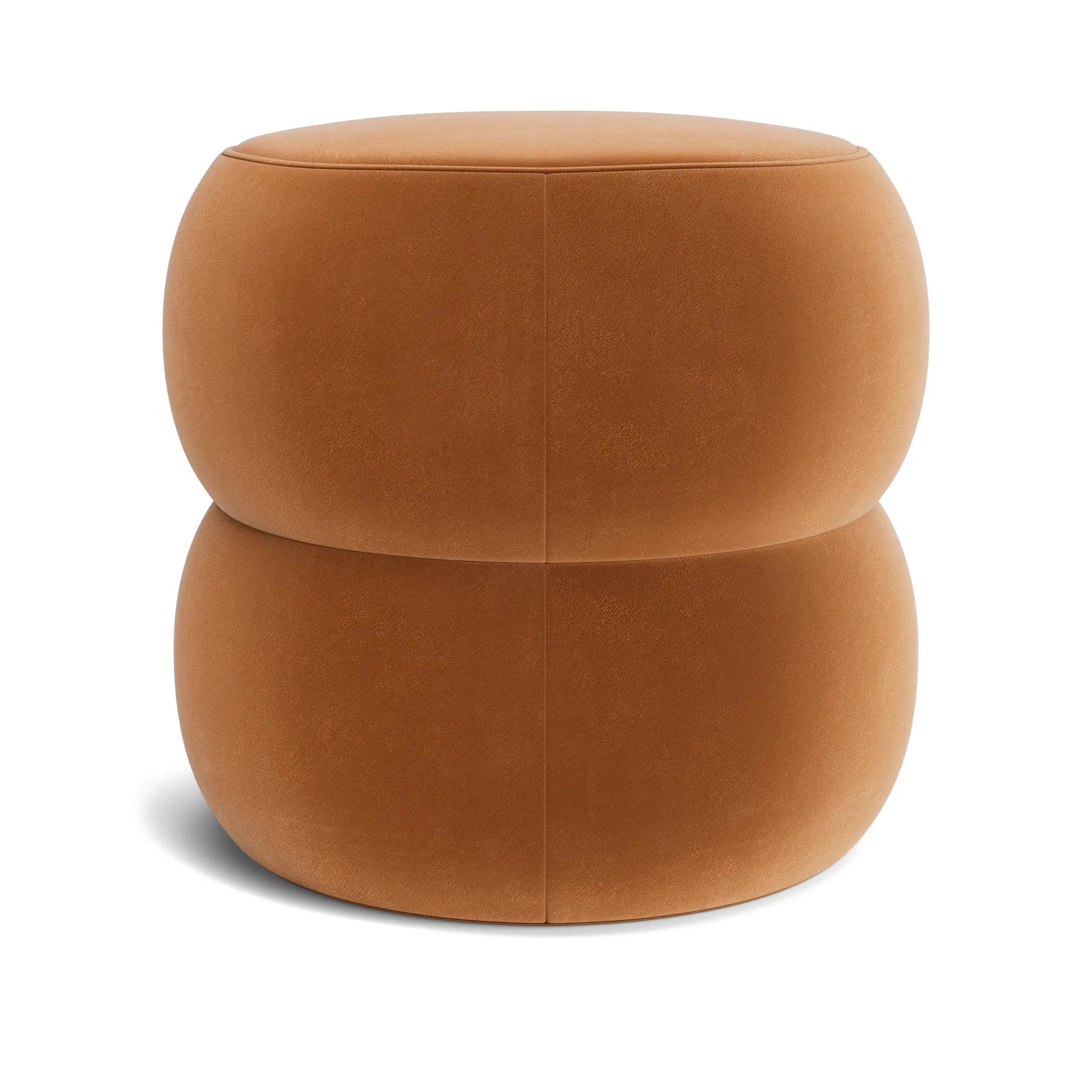 Roll Small Ottoman - Opal Ochre