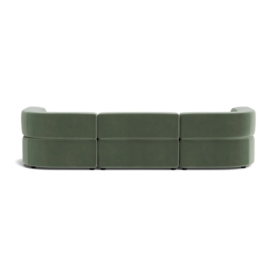 Stretch 4 Seater Sofa - Opal Ocean