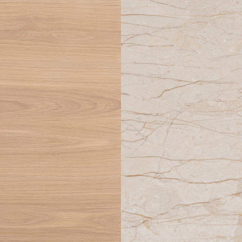 Light Oak / Desert Rose Marble