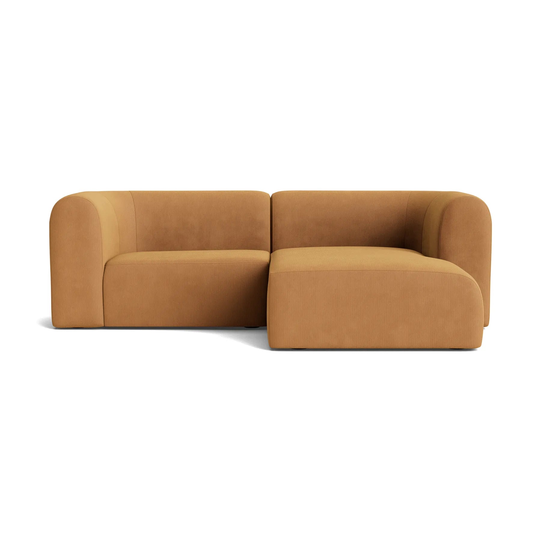 Berg 3 Seater RHF Chaise Sofa - Corduroy Fawn