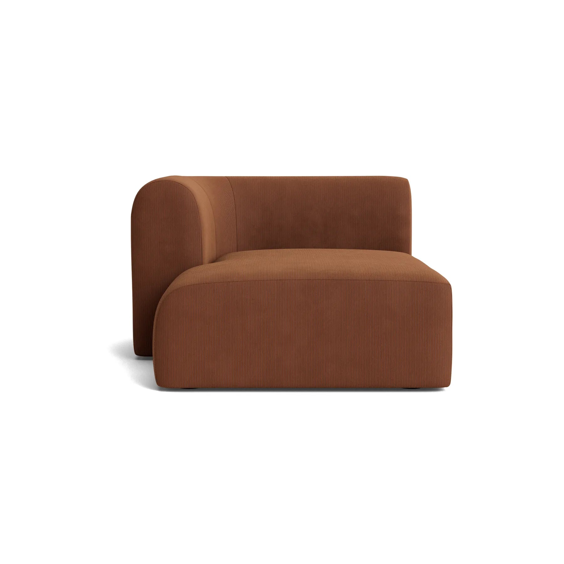 Berg Left Chaise Module - Corduroy Cocoa