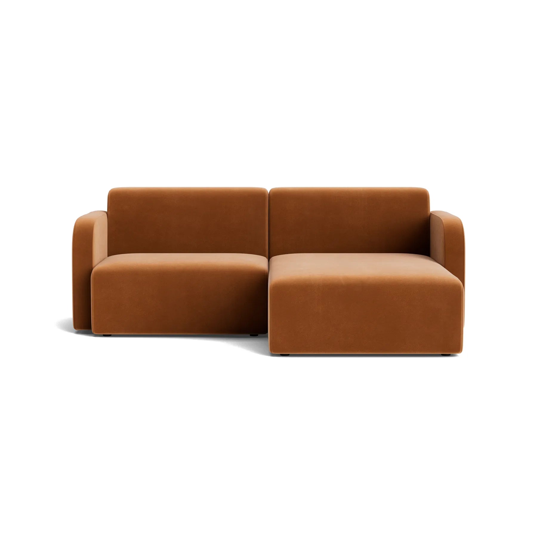 Jam 3 Seater RHF Chaise Sofa - Opal Ochre