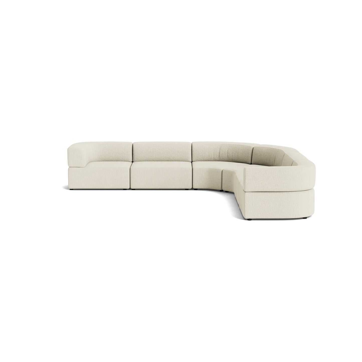 Stretch Large Angled Corner Sofa - Copenhagen Grey