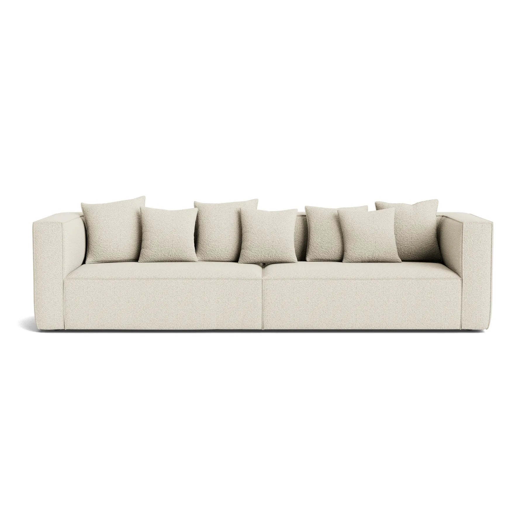 Block 4 Seater Sofa - Copenhagen Grey