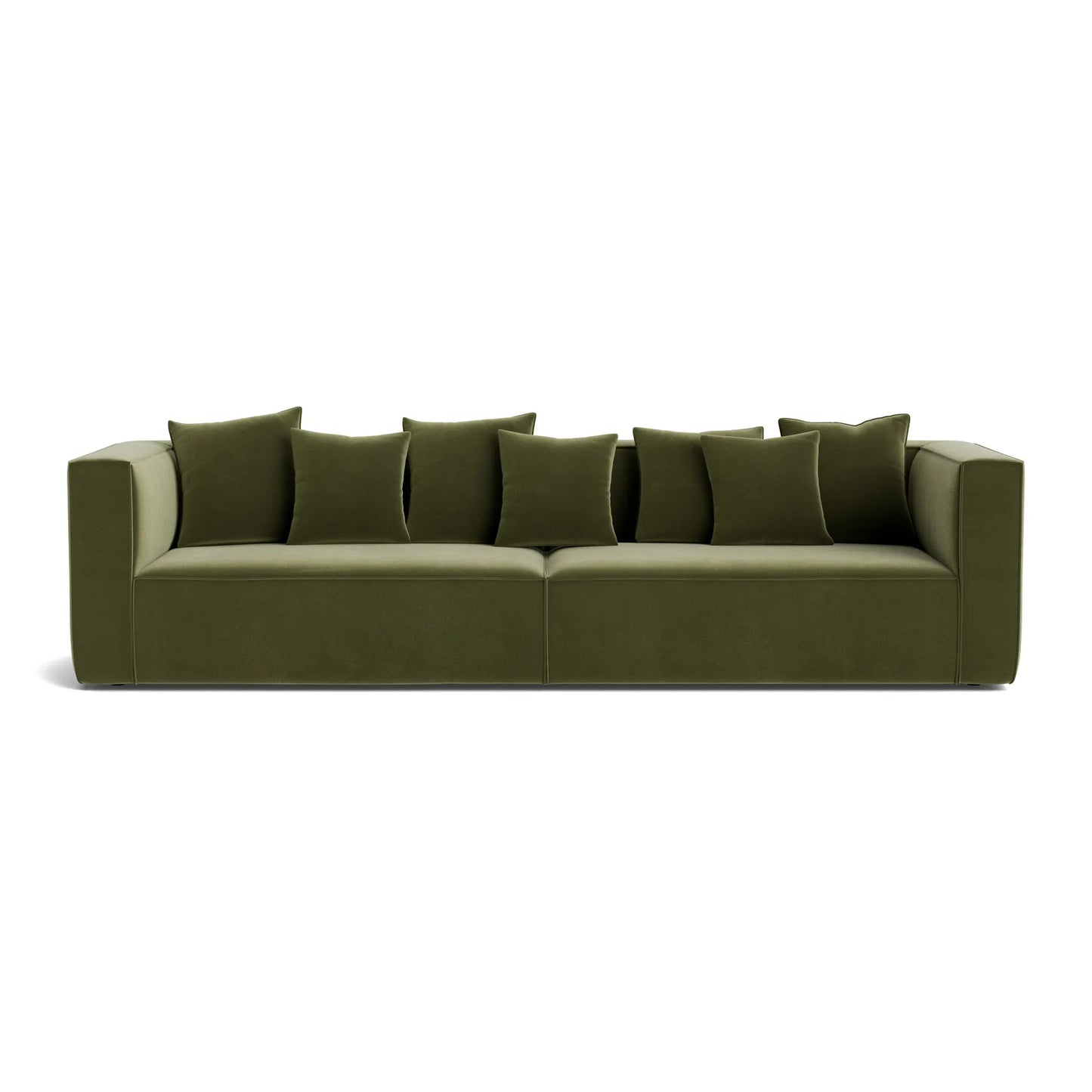 Block 4 Seater Sofa - Opal Forest