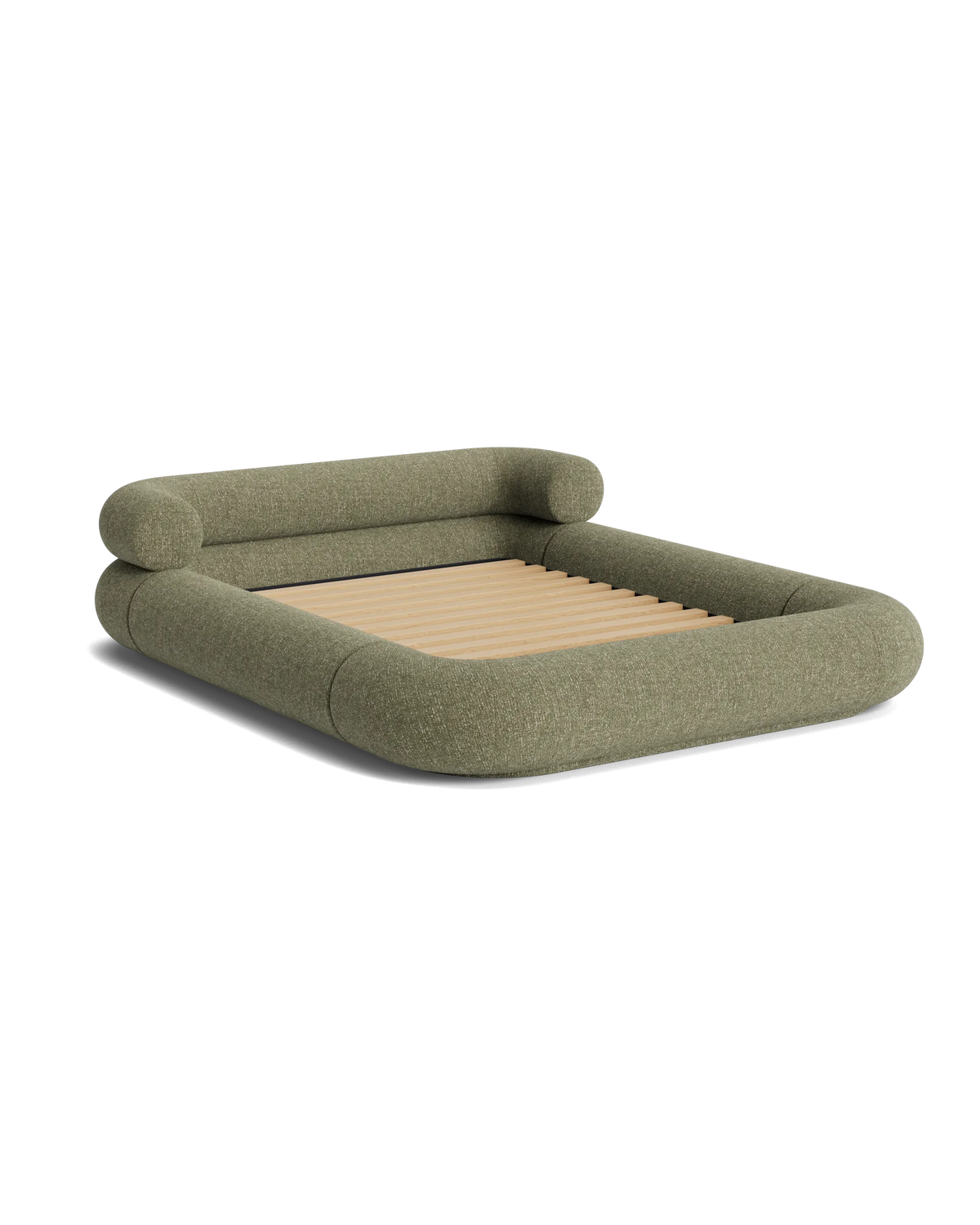 Restore Queen Bed - Fleck Olive